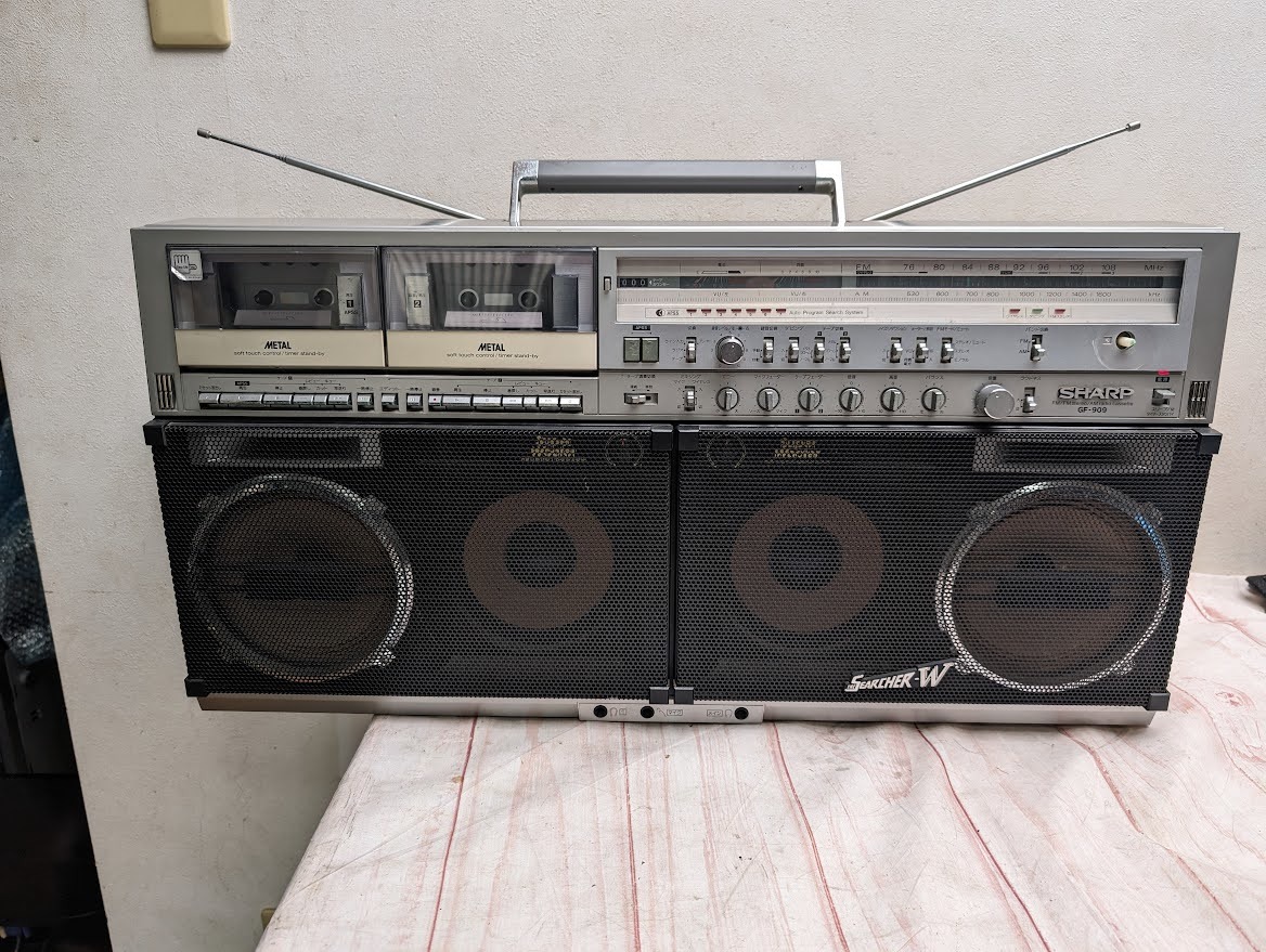 GF-909 SHARP ラジカセ SEARCHER-W シャープ THE Boombox ダブル