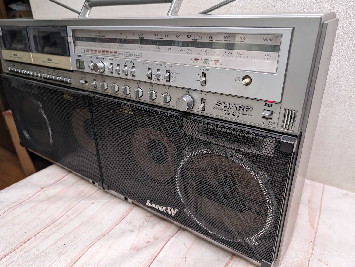 GF-909 SHARP ラジカセ SEARCHER-W シャープ THE Boombox ダブル