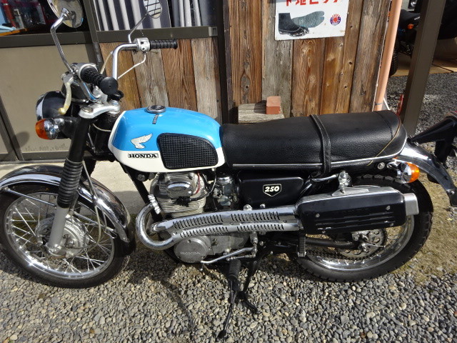HONDA　1968年　CL250　調子が良く比較的キレイなバイク！　国内物　タイヤ＆チェーン＆コイルなど新品　
