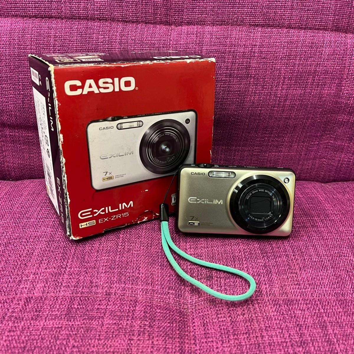 デジタルカメラ CASIO EXILIM HIGH SPEED STANDARD シルバー 