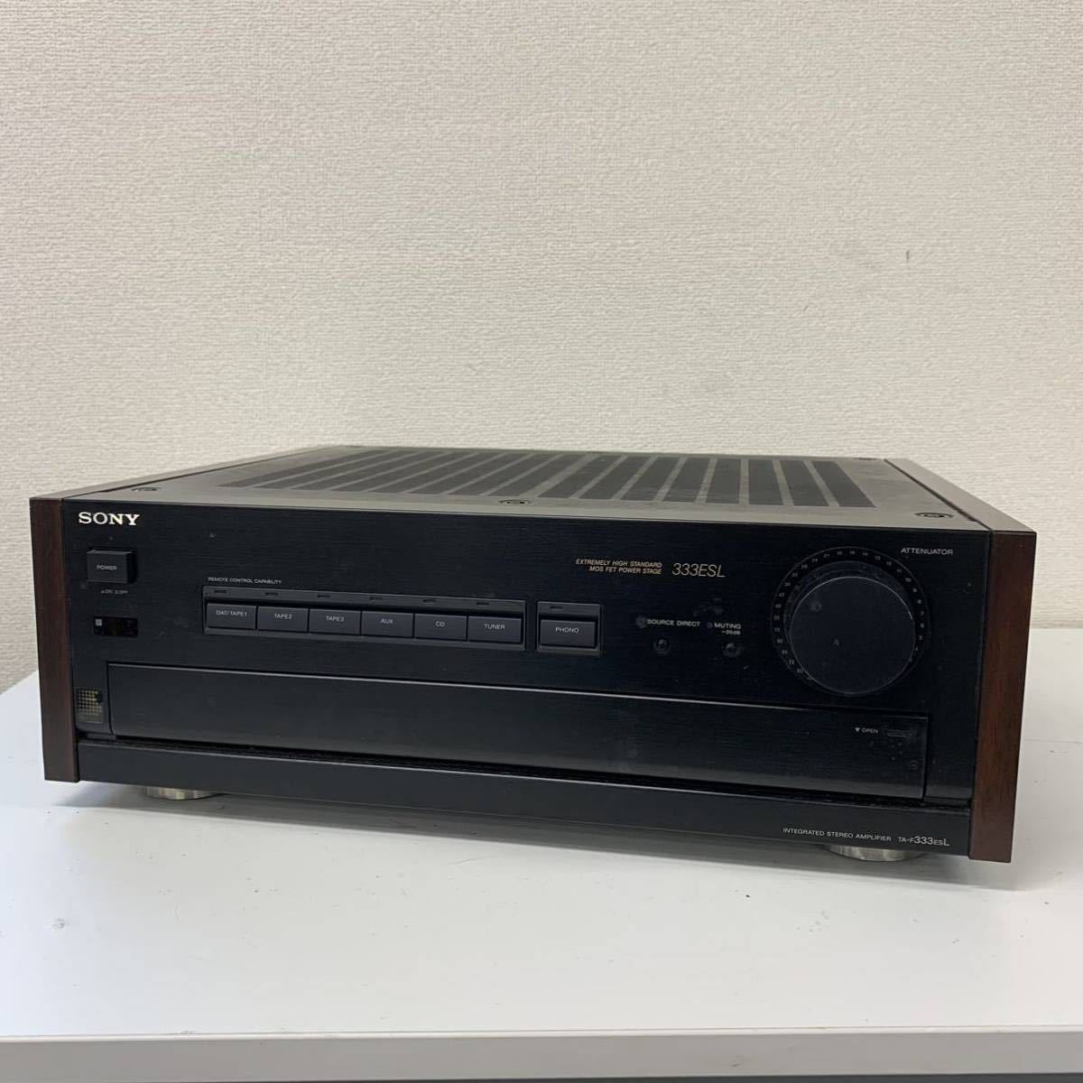 Jb3 SONY TA-F333ESL プリメインアンプ 通電品 現状品 ソニー