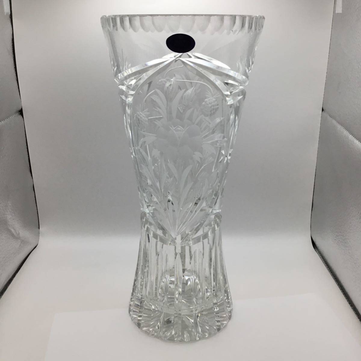 6678 DRESDEN KRISTALL ドレスデン クリスタル 花瓶 高さ50cm 花器 