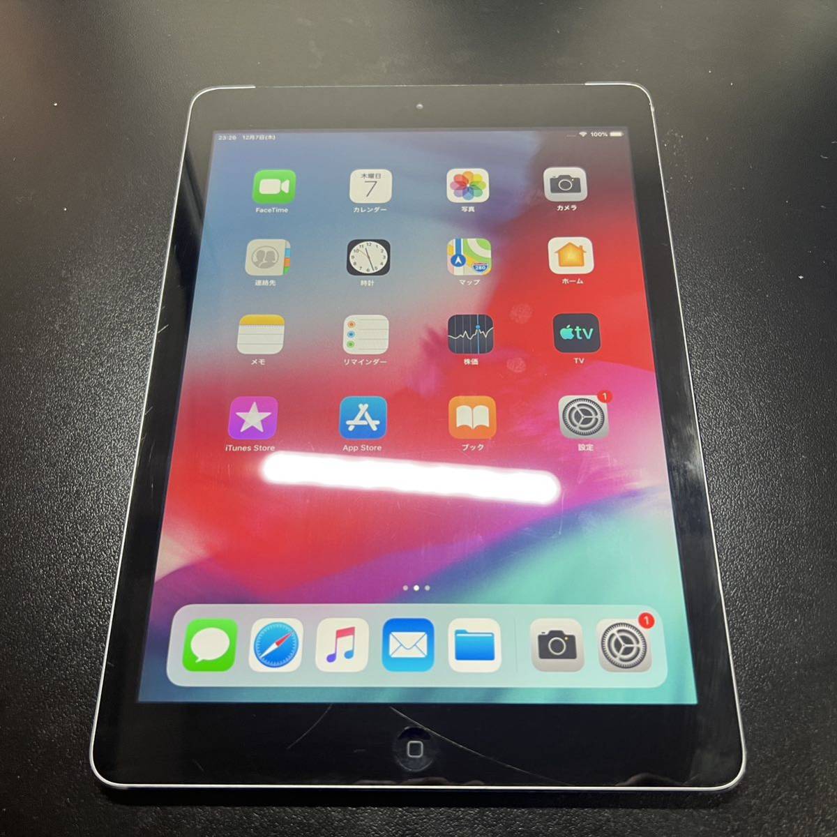 iPad Air 16GB WiFi + Cellular SpaceGray SoftBank SIMロック 中古