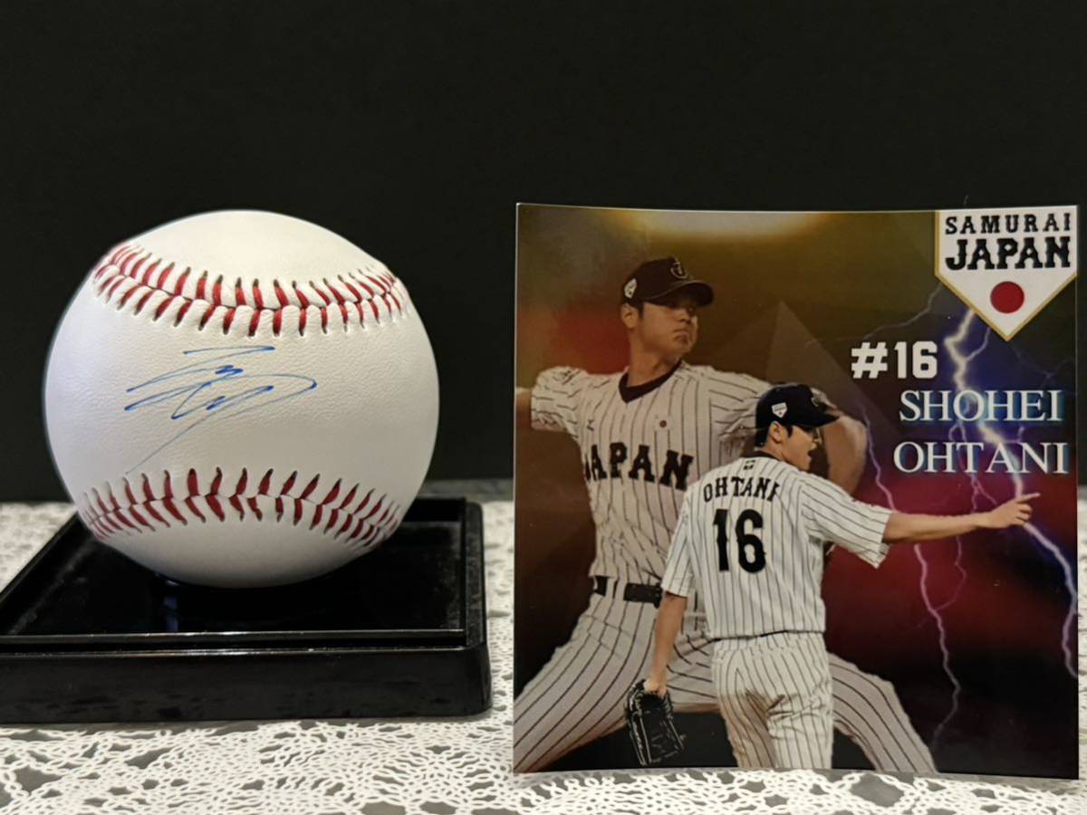 MLB ロサンゼルス・ドジャース 大谷翔平 直筆サインボール 侍ジャパン 