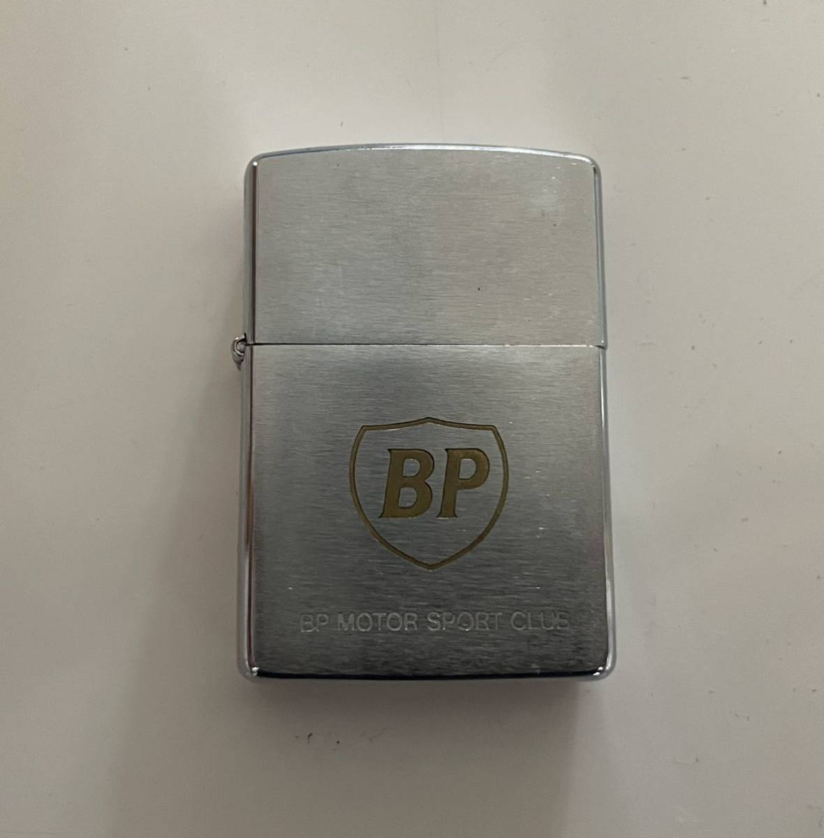 ZIPPO　BPオイル　BP MOTOR SPORT CLUB　1992年製　ジッポー　オイルライター