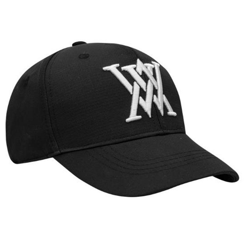 A NEW GOLF アニューゴルフ キャップ　フリーサイズ 帽子　刺繍　ブラック　黒