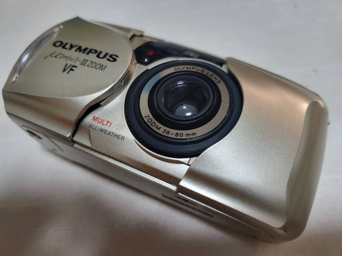VF OLYMPUS ZOOM 0 μ オリンパス フィルムカメラ μ[mju:]-II II