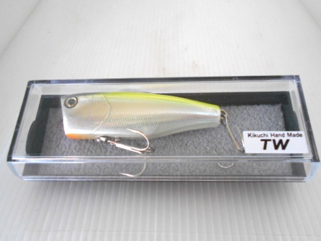 ☆☆　A-net　KIKUCHI TW　D・POPPER　チャート　16g　ウッド キクチミノー ハンドメイド トップウォーター ポッパー 未使用品　☆☆_1