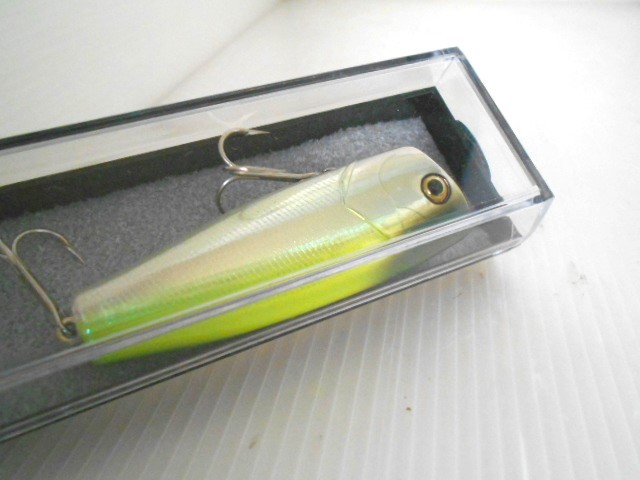 ☆☆　A-net　KIKUCHI TW　D・POPPER　チャート　16g　ウッド キクチミノー ハンドメイド トップウォーター ポッパー 未使用品　☆☆_6