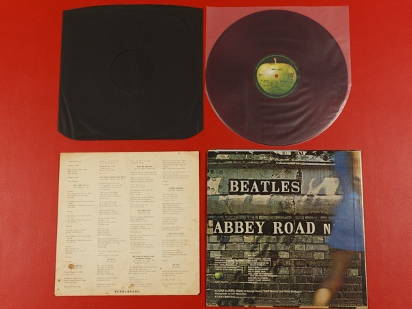 ◇【赤盤】ビートルズ Beatles/アビイ・ロード Abbey Road/国内盤LP