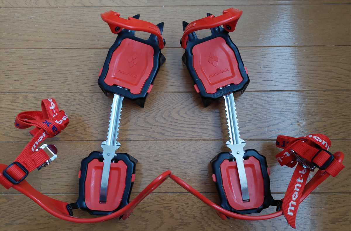 モンベル カジタックス アイゼン 10本爪 縦走 アイスクライミング 冬山