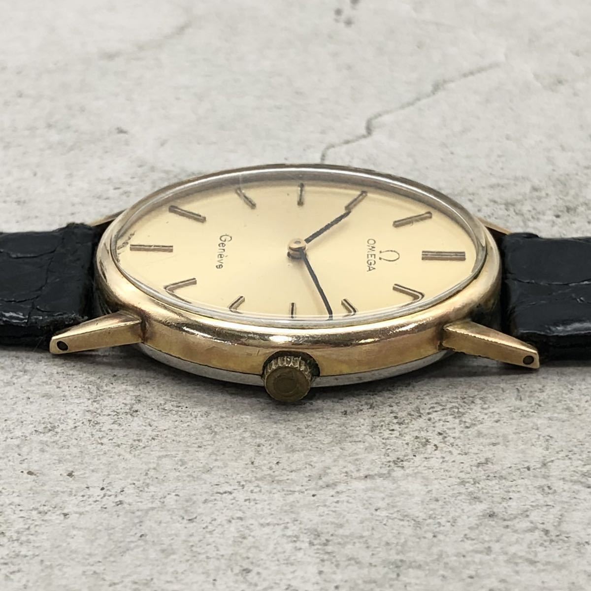 FN10673A【1000円スタート!!】OMEGA オメガ Geneve ジュネーブ 手巻き 