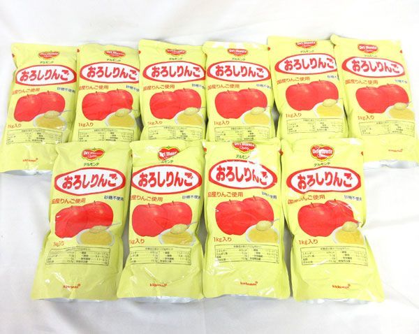送料300円(税込)■az697■◎デルモンテ おろしりんご 1kg 10点【シンオク】