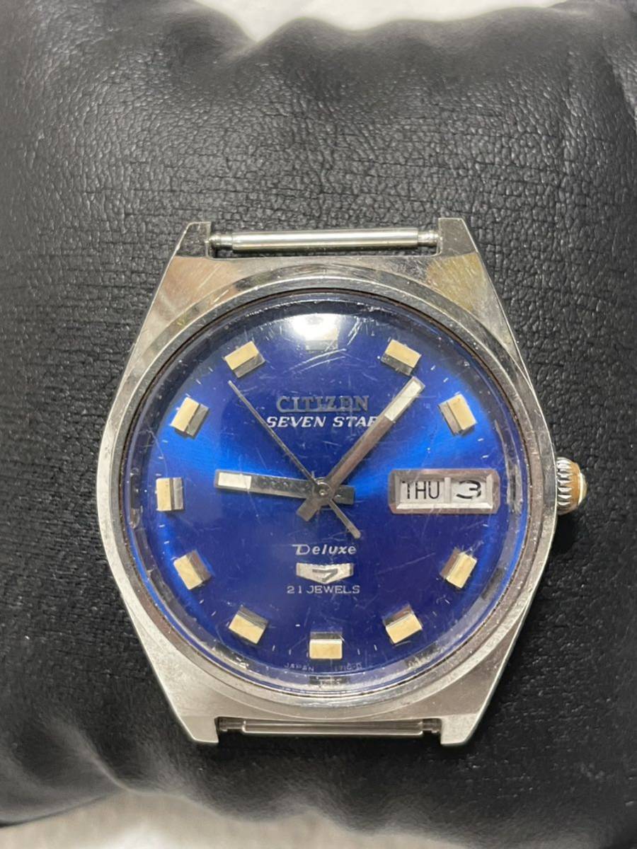 CITIZEN Seven Star Deluxe 自動巻き メンズ 腕時計 腕時計 自動巻 CITIZEN SEVEN STAR DELUXE 【公式通販】