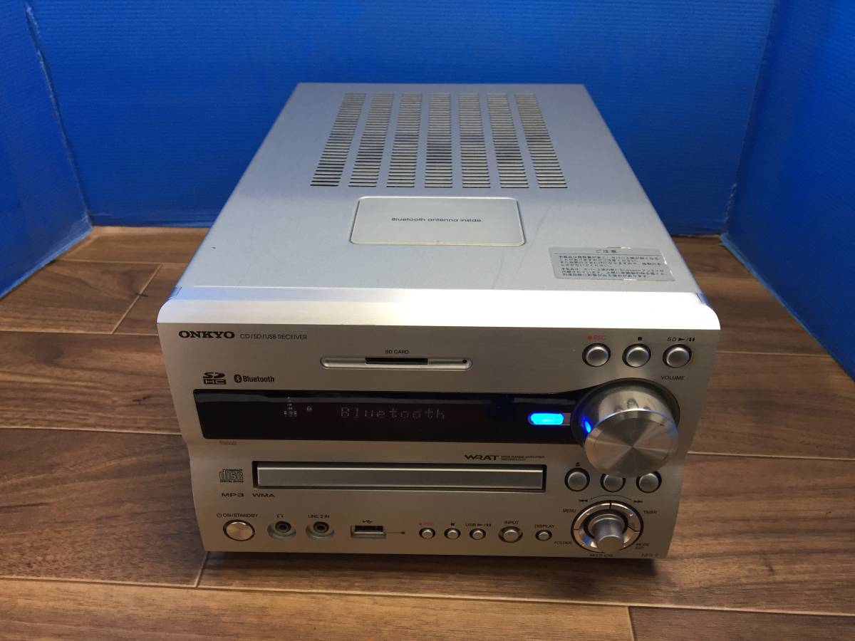 ONKYO CD Bluetooth CDコンポ Bluetoothレシーバー 動作良好 ONKYO CD