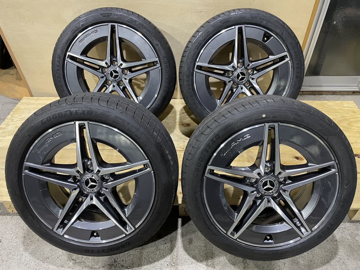 ベンツ Cクラス AMG 18インチタイヤホイールセット 美品 w205 （ベンツ 