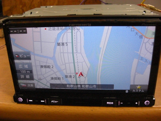 ◎[L98:B3] カロッツェリア AVIC-RZ900 メモリーナビ CD DVD SD