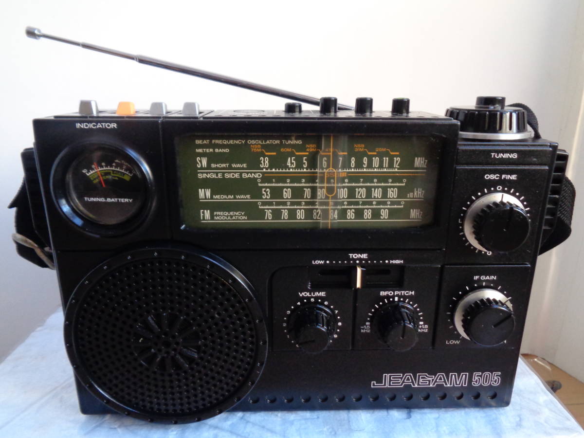 三菱 ジーガム JP-505 ジーガム505 (JEAGAM 505) FM/MW/SW 3バンド 