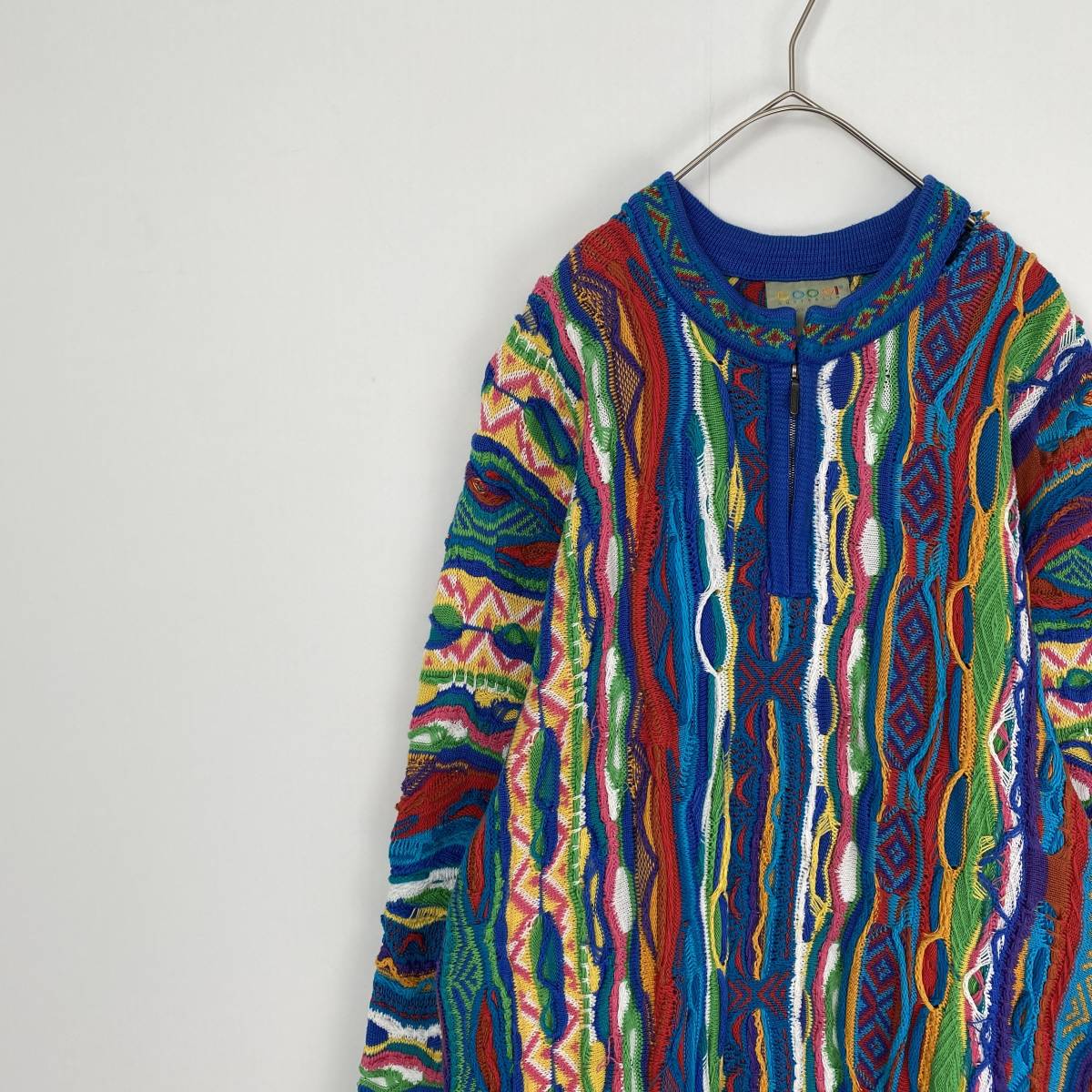 人気☆高級 COOGI クージー ニットセーター 3Dニット 立体ニット 
