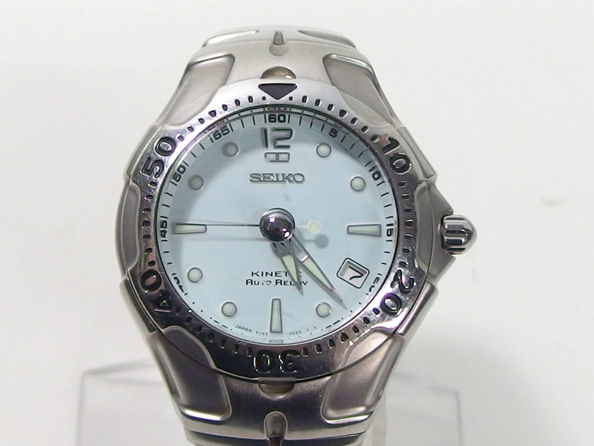 □SEIKO セイコー KINETIC AUTO RELAY キネティック オートリレー 5J22