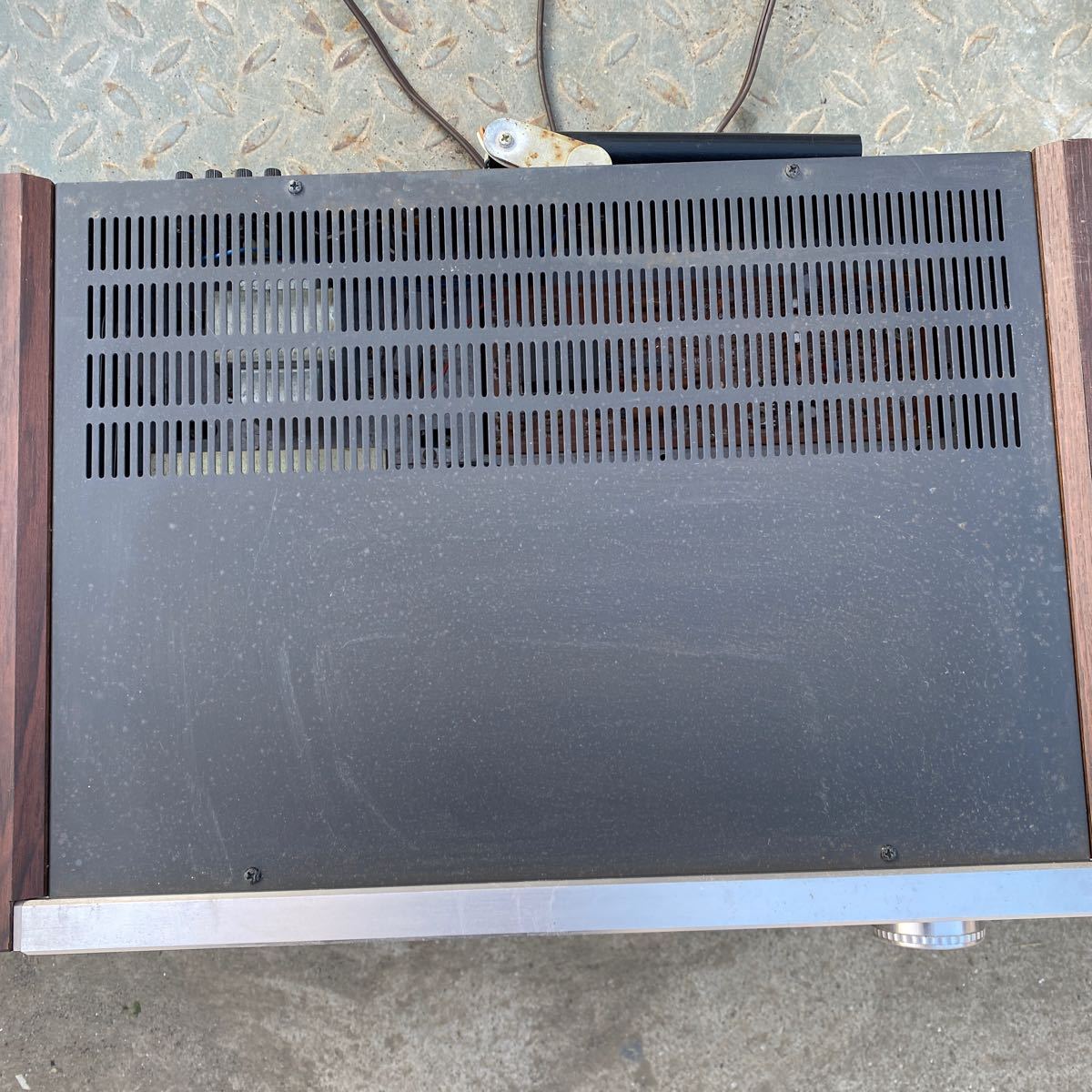 TRIO トリオ FM/AMステレオチューナー KT-7007 音響機器 オーディオ 通電確認_4