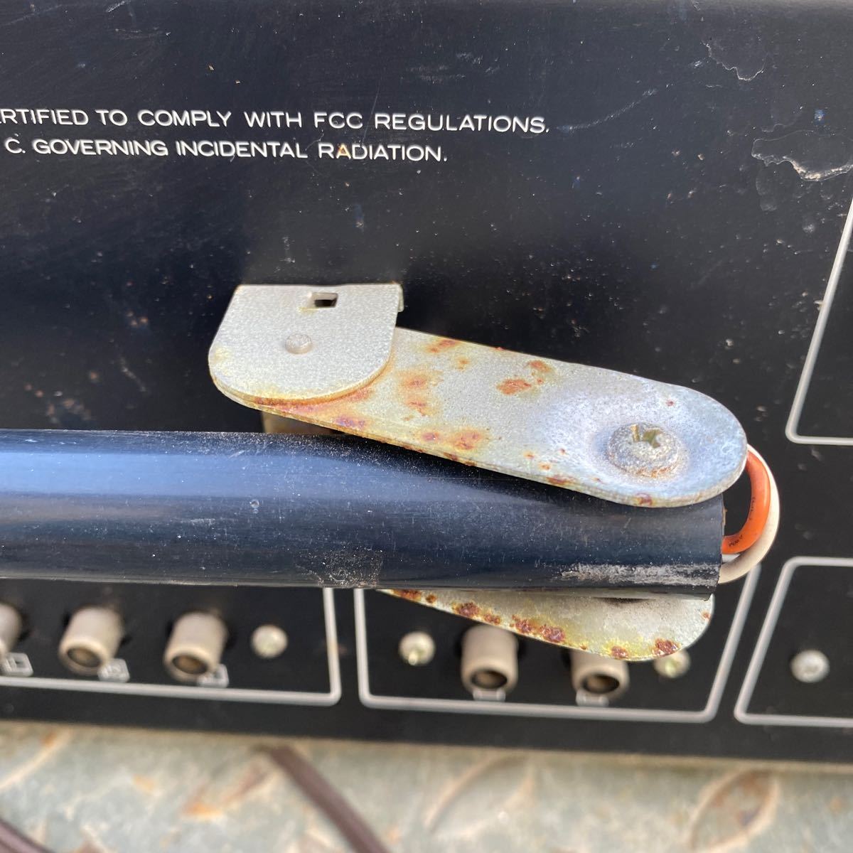 TRIO トリオ FM/AMステレオチューナー KT-7007 音響機器 オーディオ 通電確認_8