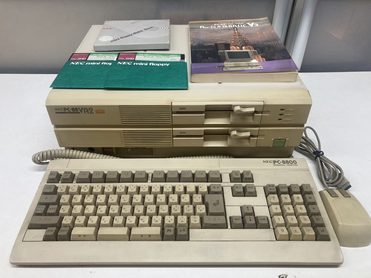 昭和レトロ品希少　NEC PC-88VA パソコン本体のみ通電OK品 希少PC NEC 日本電気 PC-88VA2 PC88 2HD パソコン パーソナル