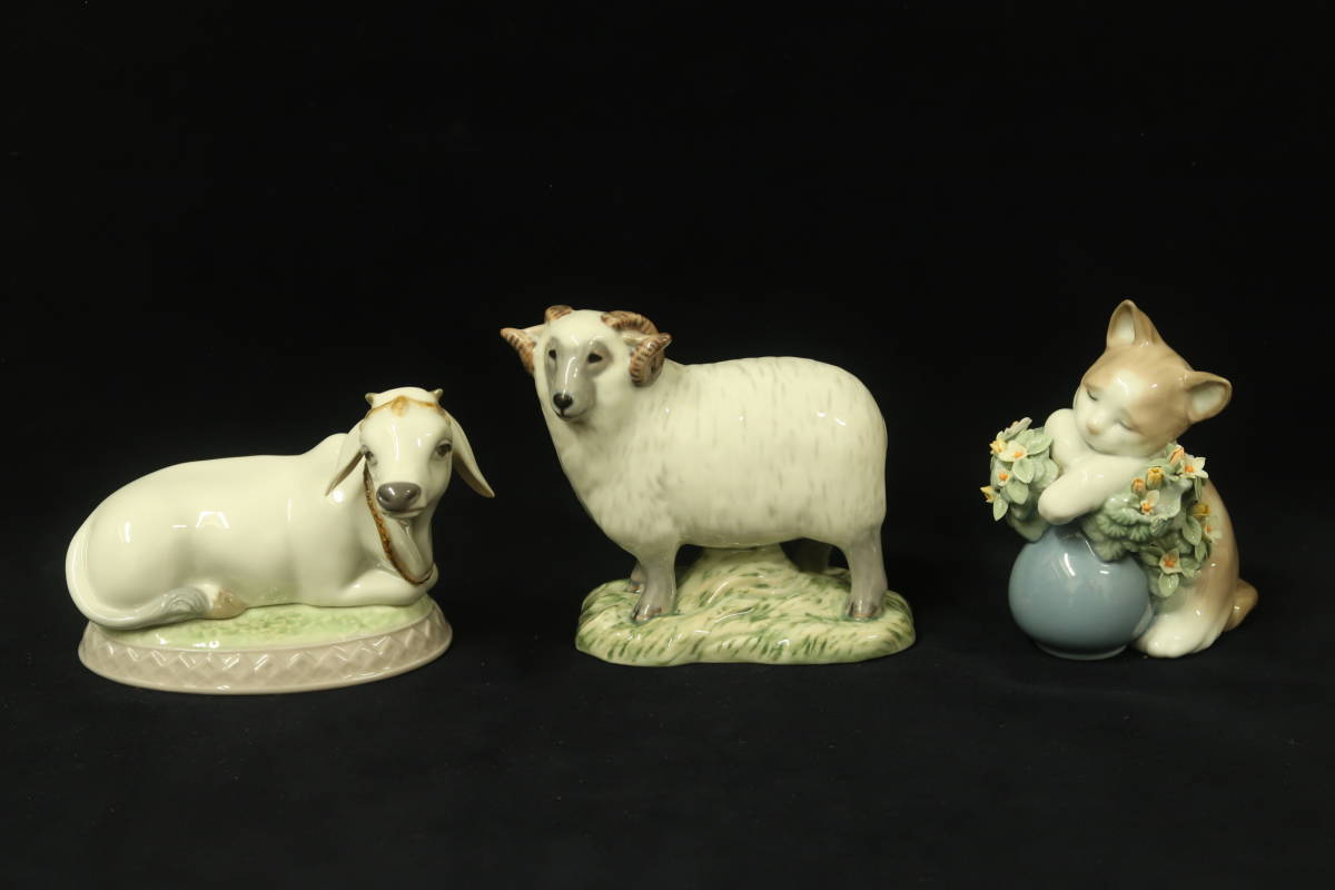 LLADRO リヤドロ陶器3体セット