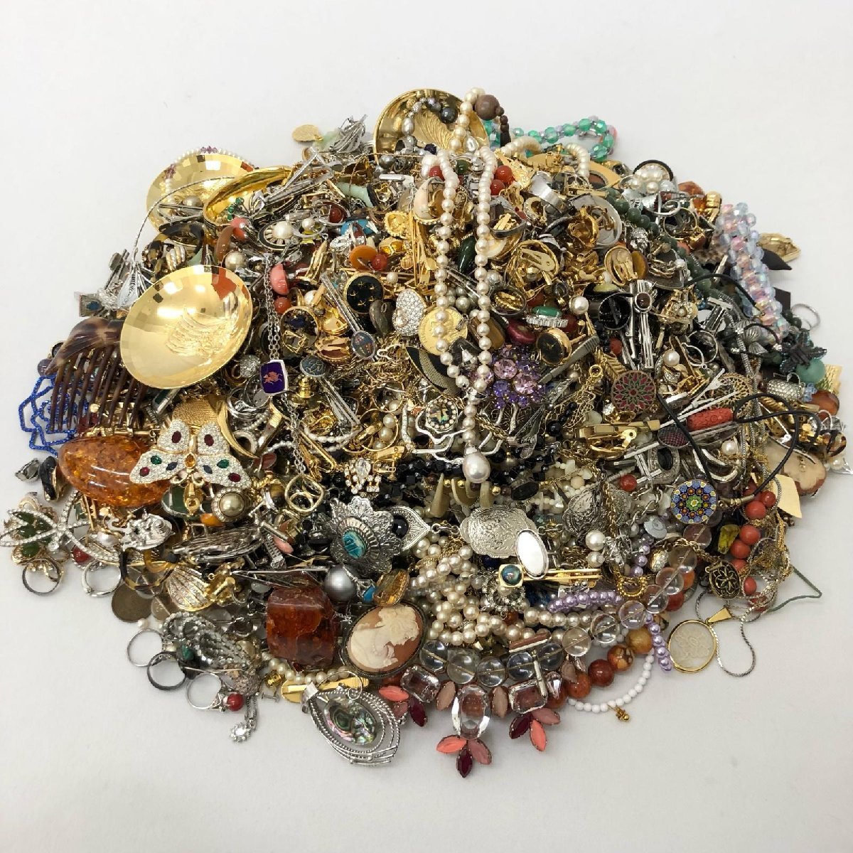 古いイミテーション アクセサリーセット（メッキアクセサリーセット 