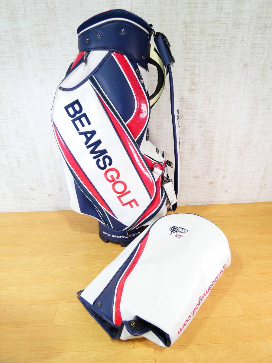 BEAMS GOLF バッグ トリコロール