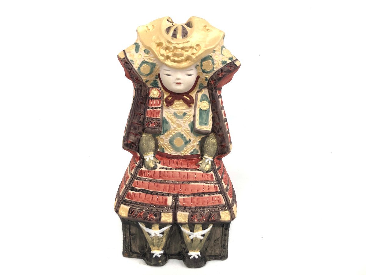 Kaimi北岡秀雄さんの五月人形 北岡秀雄 竜太 日展作家 博多人形 五月人形 共箱 S01-21(日本人形