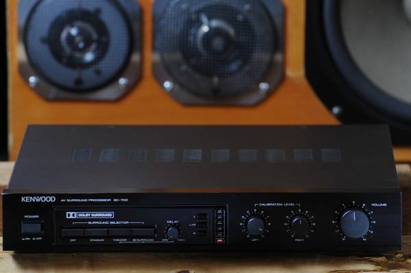 KENWOOD AVSURROUND PROCESSOR SC-700 ジャンク ♪KENWOOD AV SURRUND PROCESSOR SC-700簡単サラウンド体験へ
