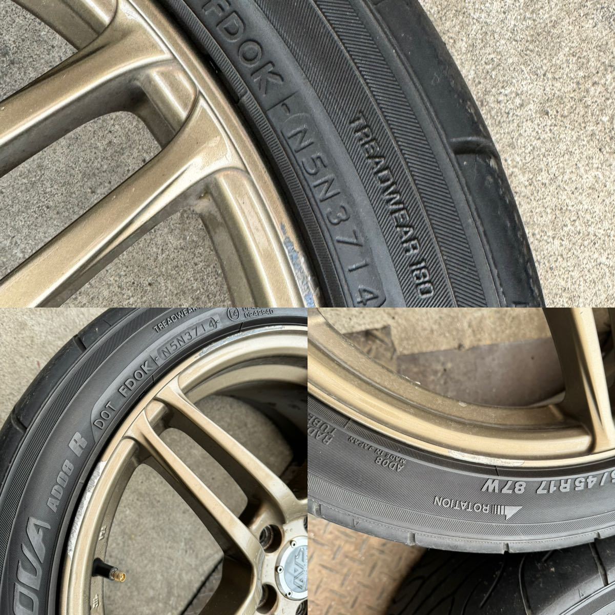 YOKOHAMAヨコハマ AVS model5 モデル5 17インチ 215/45R17 タイヤ