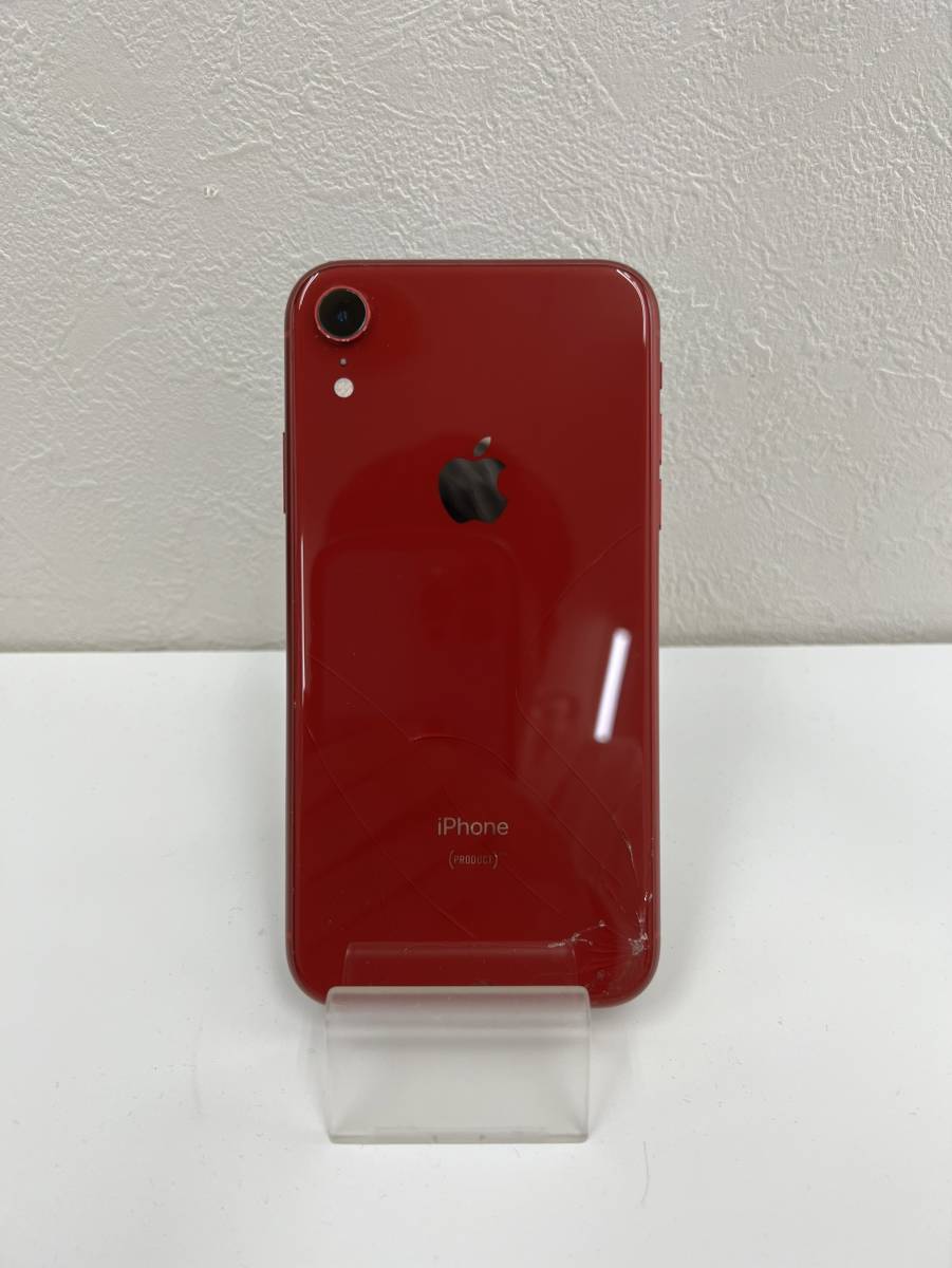 ジャンク/SIMフリー】iPhone XR 64GB レッド SoftBank ◯判定