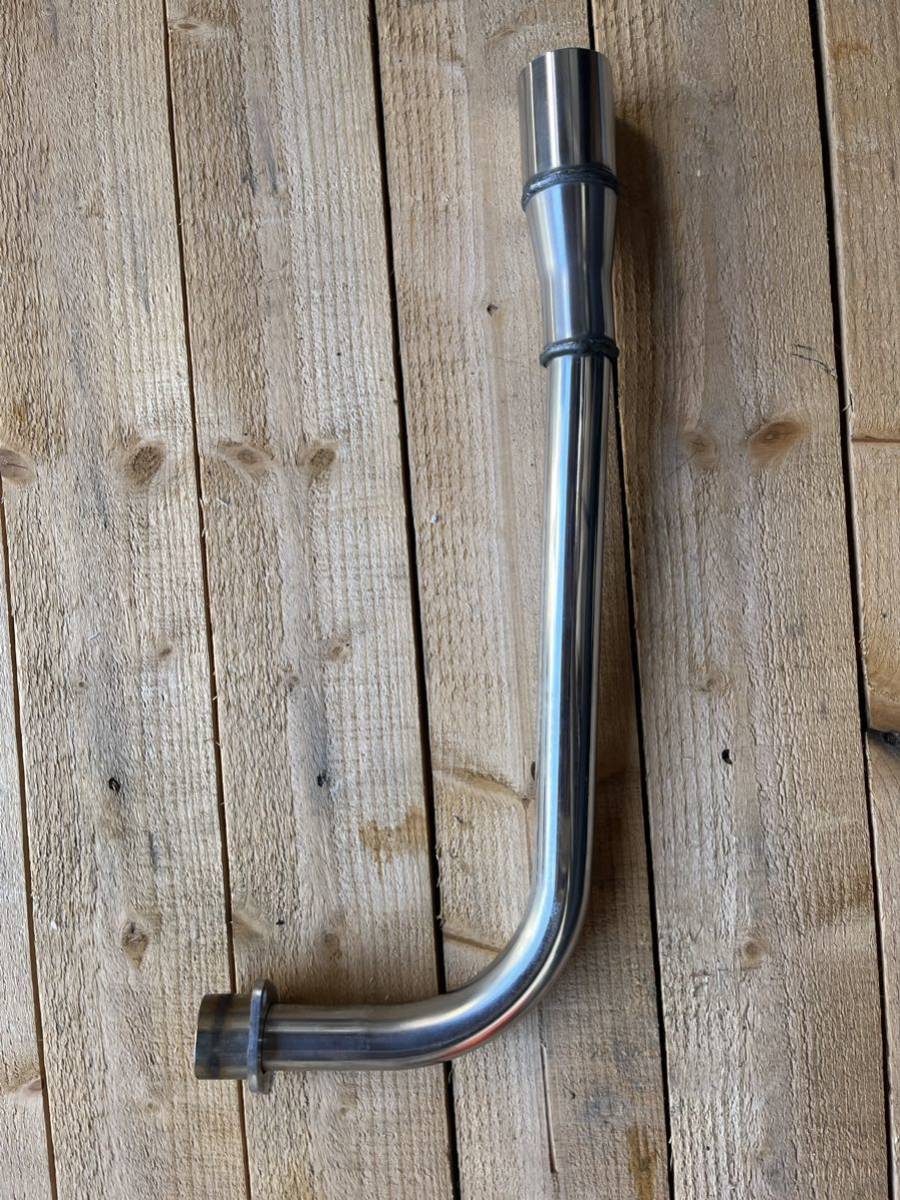 《中古未使用》ソロ50用ステンレスエキパイ　AC17_2