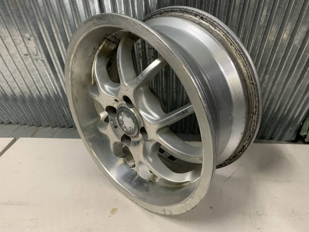 PIAA ROZZA☆深リム カップホイール 15×6.5J 4H100 ＋35 ジャンク品