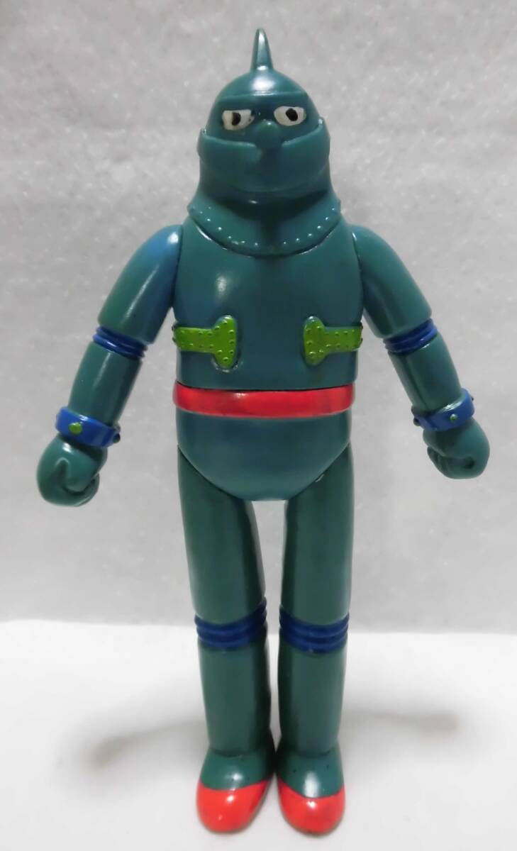 ☆レトロ☆SOFUBI☆珍品「ブルマァク 鉄人28号 手塗り 約28cm ソフビ
