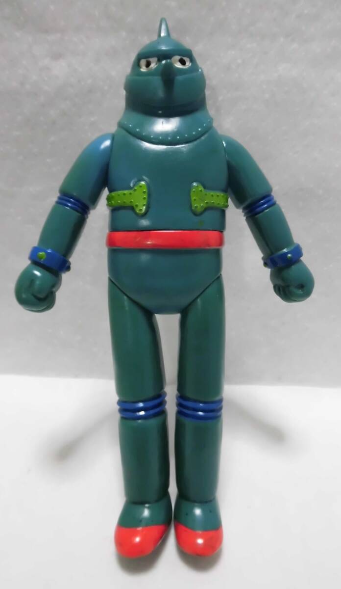 ☆レトロ☆SOFUBI☆珍品「ブルマァク 鉄人28号 手塗り 約28cm ソフビ