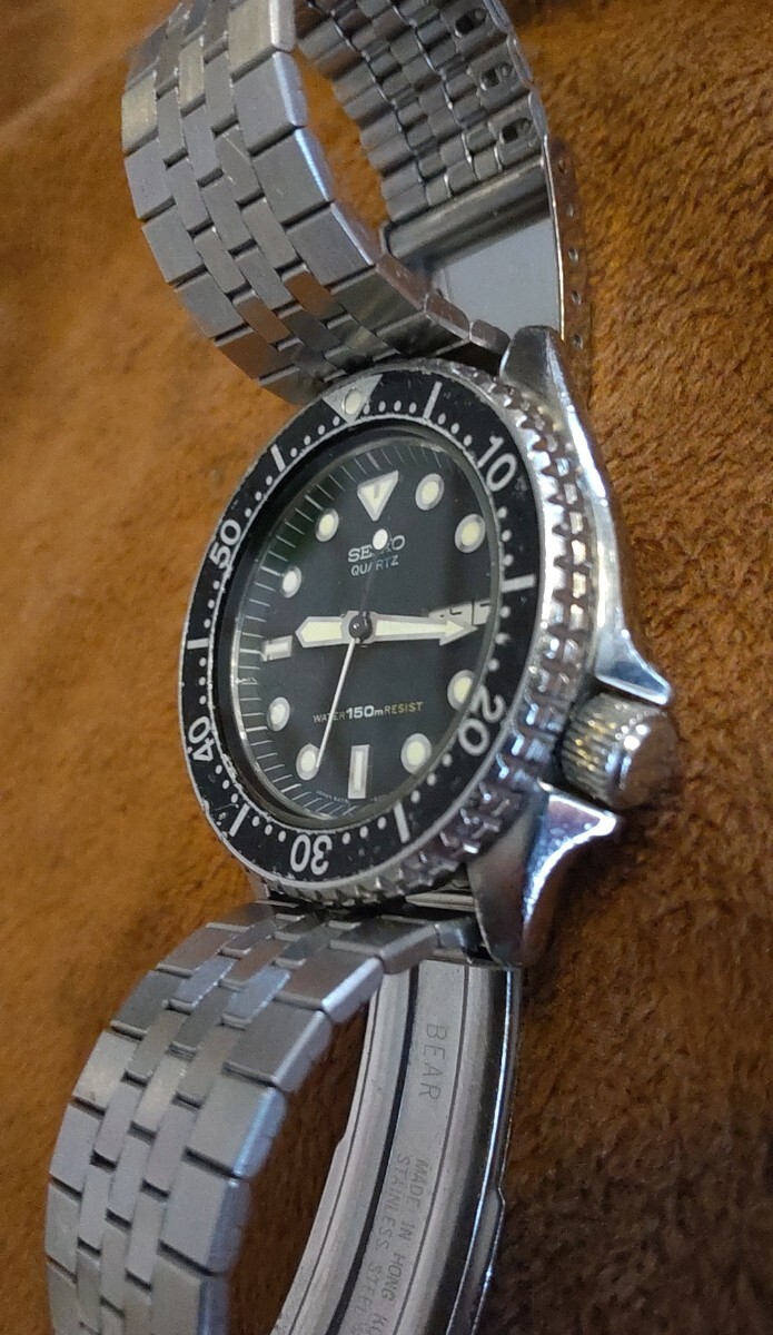1982年製造予測☆稼動中☆ヴィンテージ【SEIKO】6458-6000☆150m