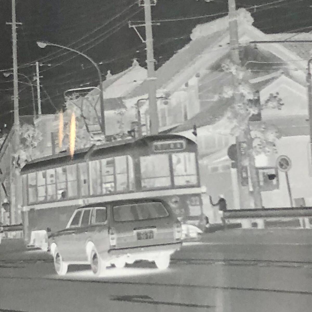 ⑥☆ 鉄道 ネガ『王子　都電　荒川車庫　早稲田』昭和49年◆古い鉄道写真フィルム 国鉄　列車特急_2