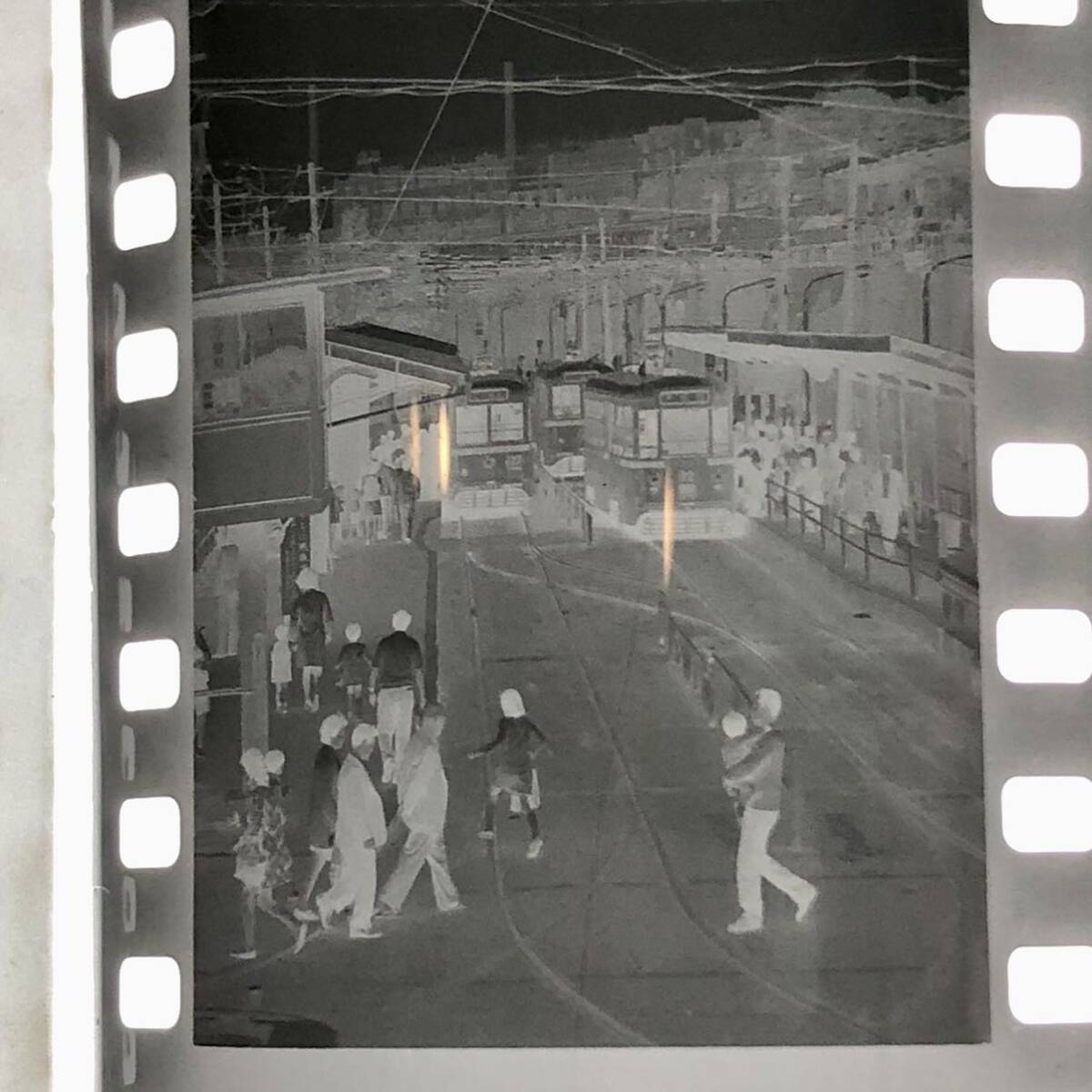 ⑥☆ 鉄道 ネガ『王子　都電　荒川車庫　早稲田』昭和49年◆古い鉄道写真フィルム 国鉄　列車特急_6