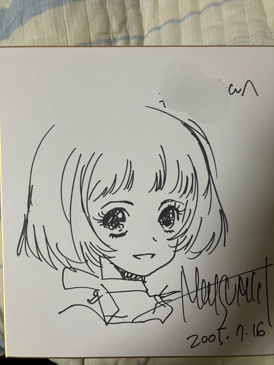 直筆イラスト 直筆サイン入り色紙 いのまたむつみ テイルズオブ