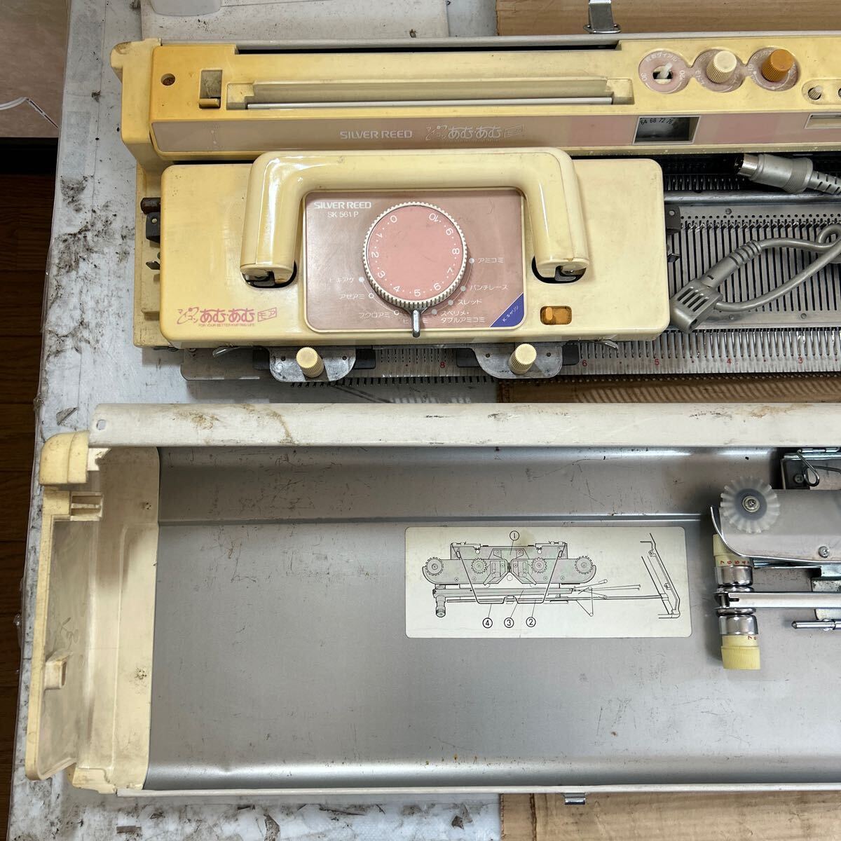 通電OK ☆ ジャンク 編み機 SK561 SILVER REED シルバーリード 