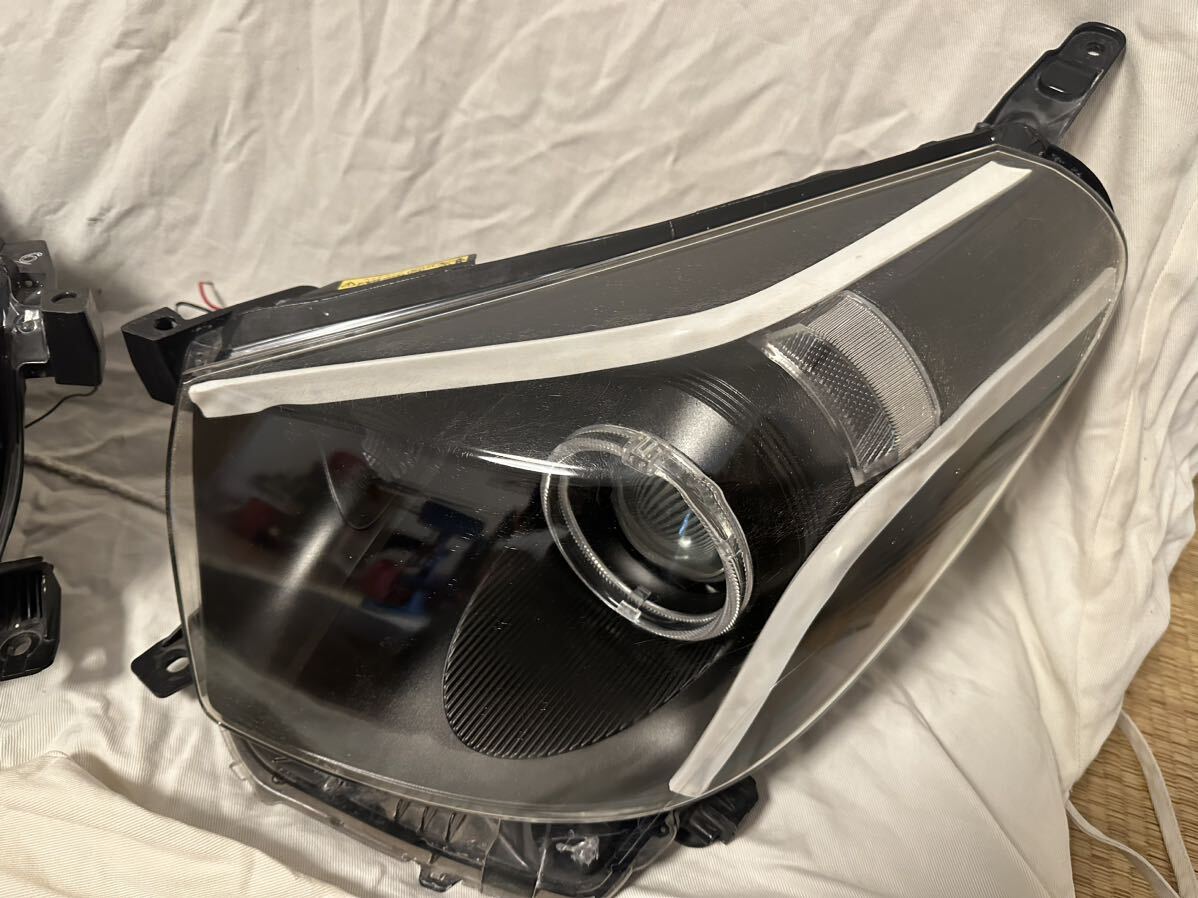 トヨタIQ 純正HID ヘッドライト 左右セット インナーブラック塗装 LED