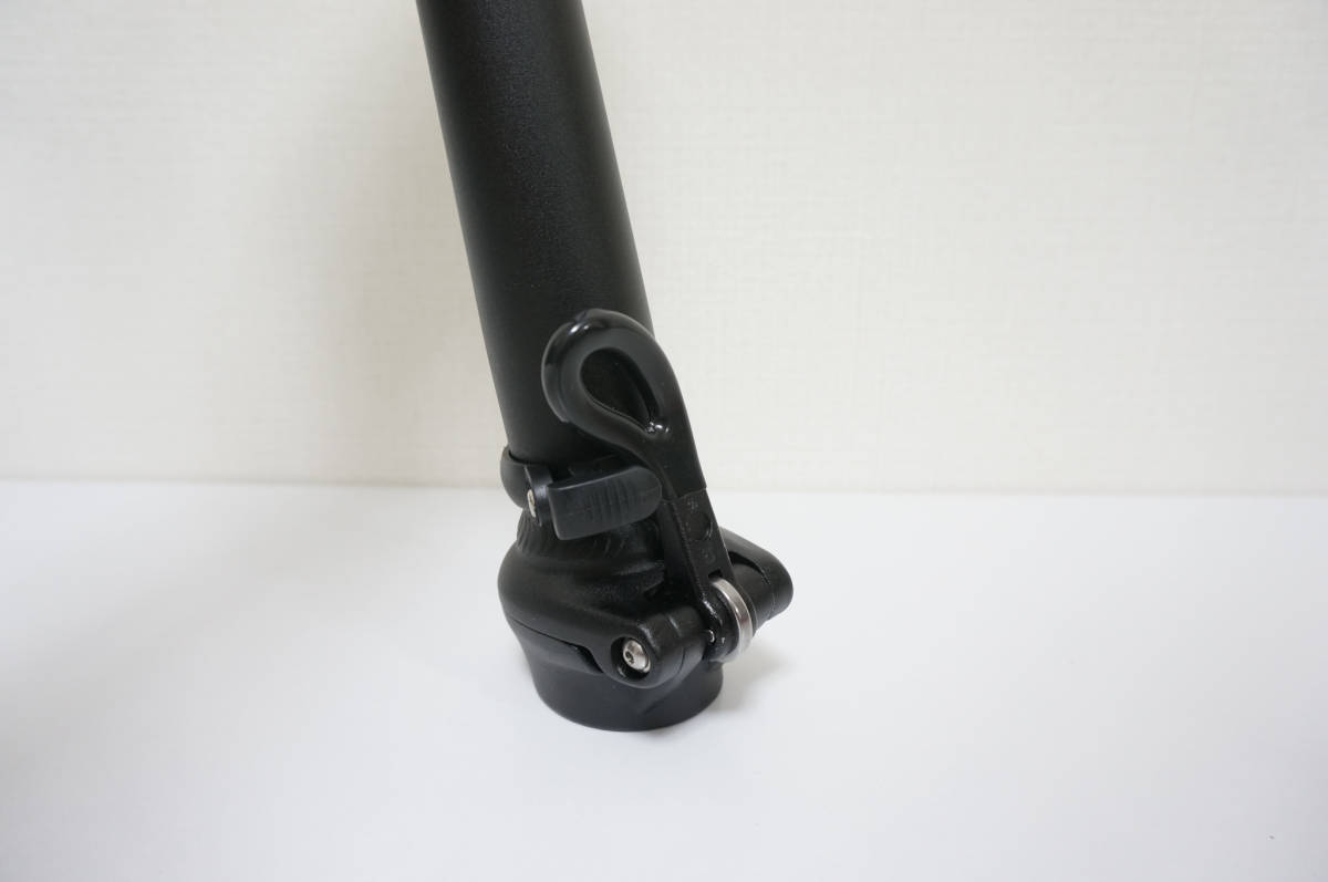 ダホン用　伸縮ハンドルポスト　 左折れ 内折れ 　 ハンドルポスト 　ブラック　純正品と同じ角度_4