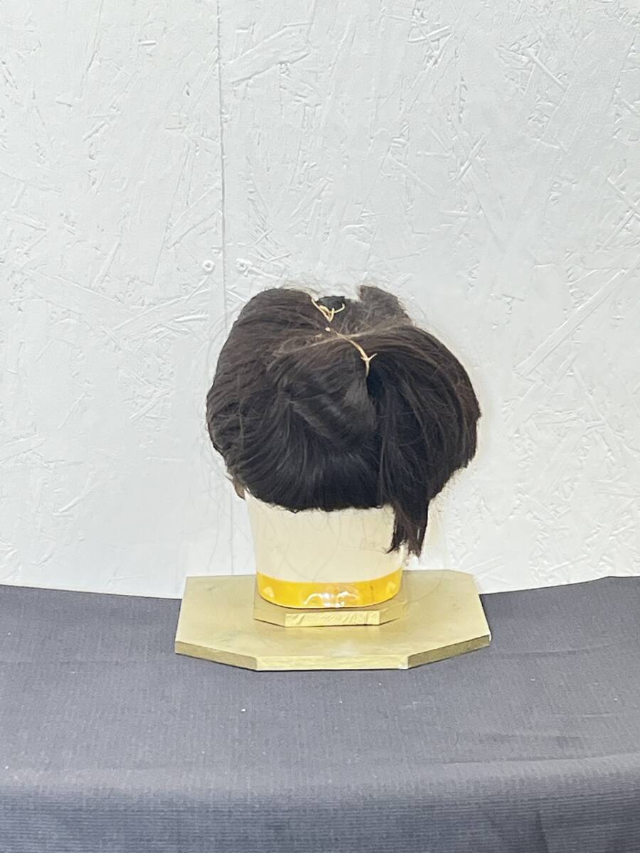かつら ちょんまげ 日本舞踊 大衆演劇 時代劇 和装 M2671 日本髪 かつら ちょんまげ 男型 鬘 髪飾り ケース付 和装