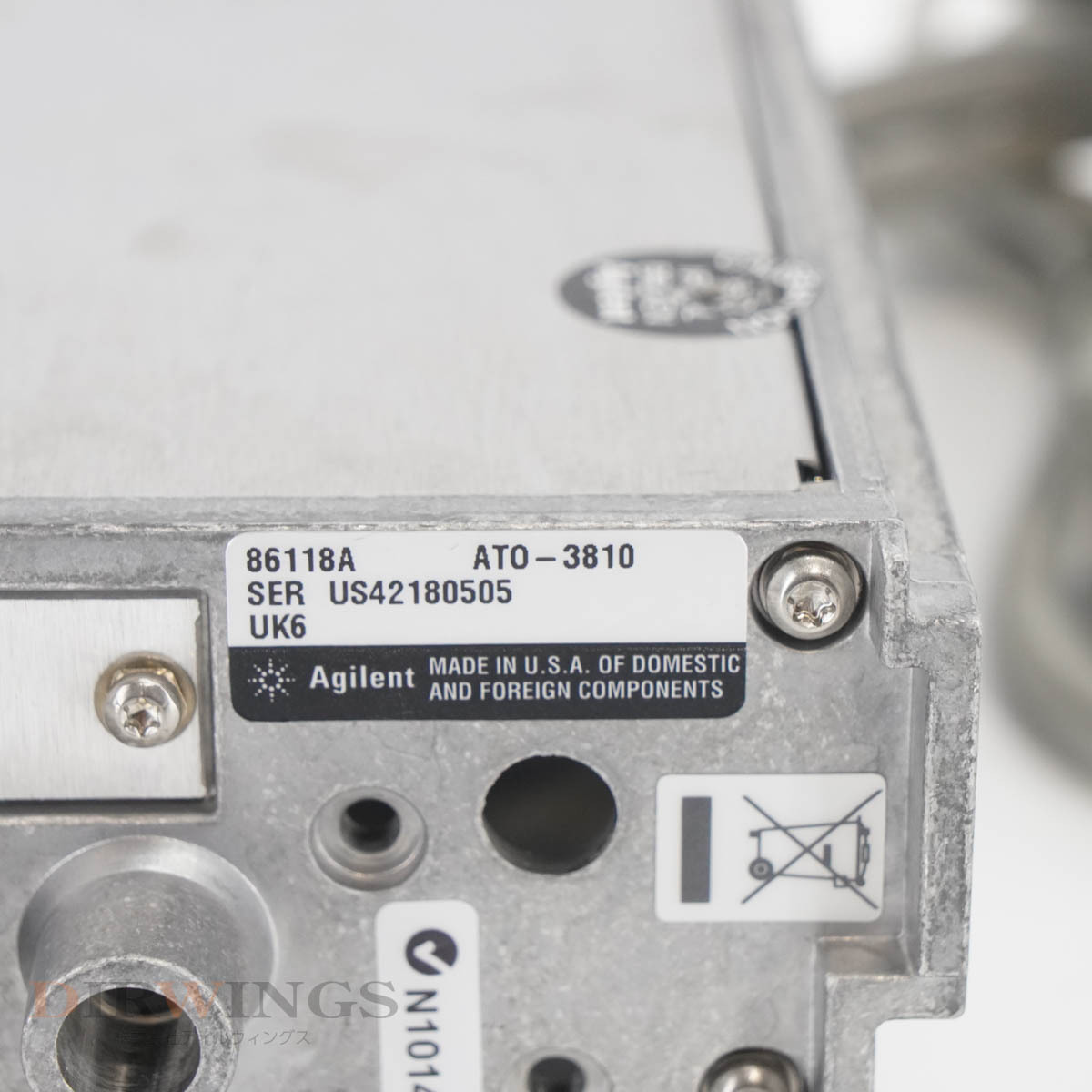 DW 8日保証 86118A ATO-3810 Agilent OPT UK6 hp Keysight 70GHz Remote ...