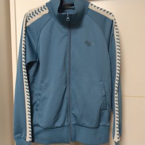 送料無料 arena アリーナ ワンポイント スワロ トラックトップ S ジャージ ジャケット ブ