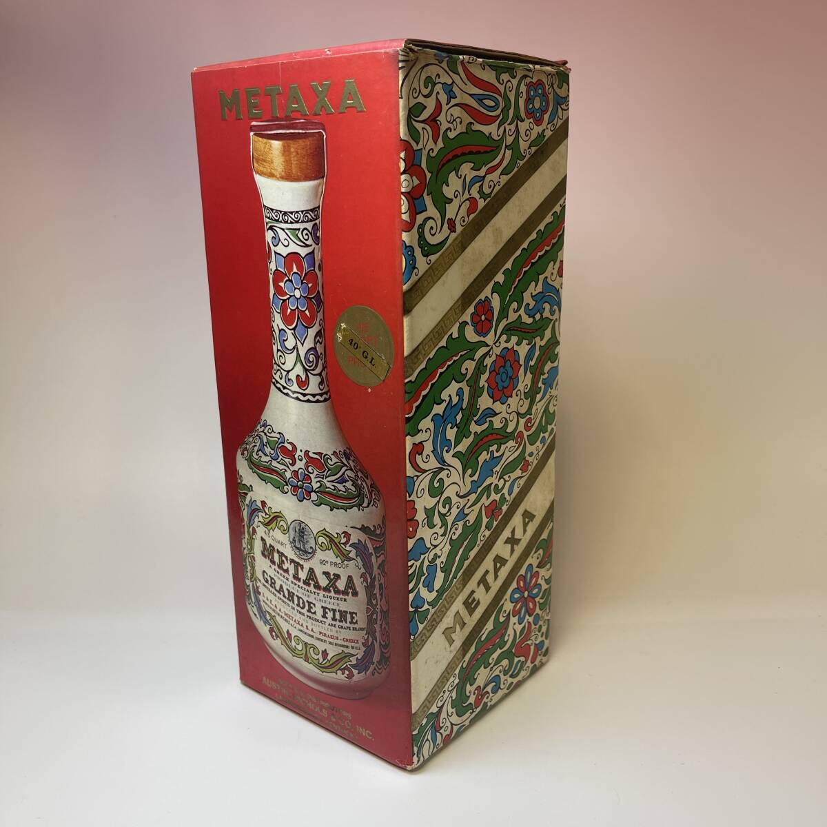 METAXA メタクサ グランドファイン 40年 ブランデー 陶器ボトル
