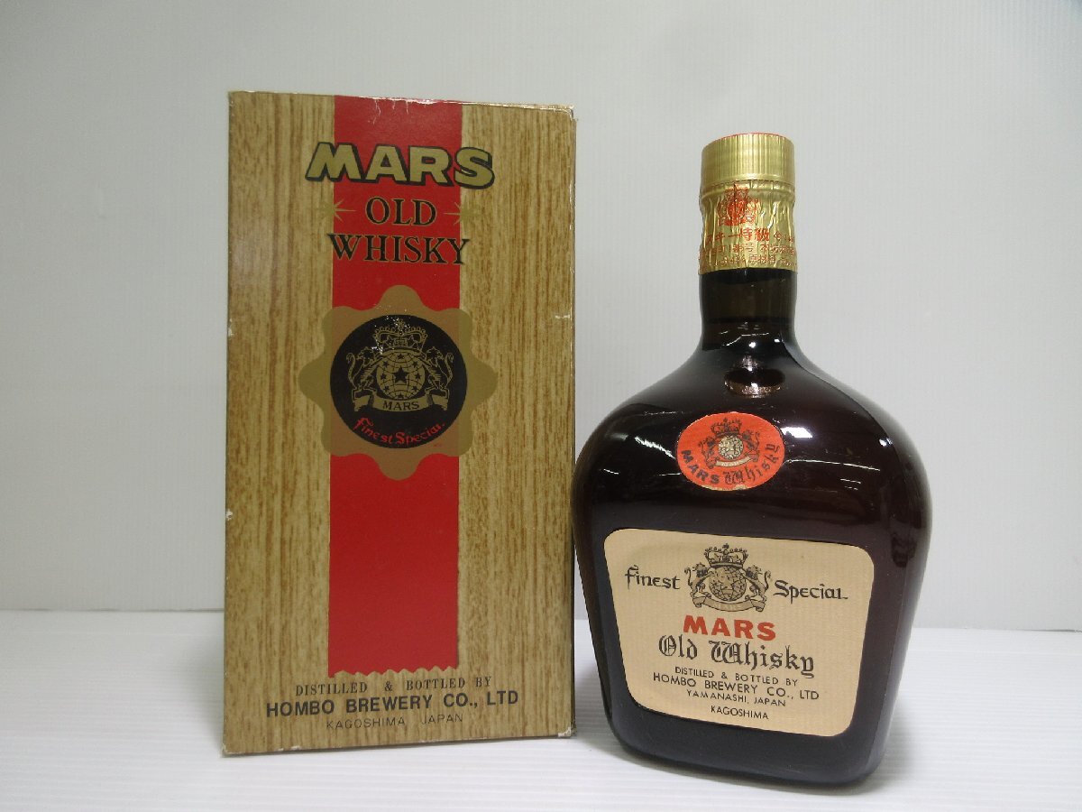 マルス オールド ウイスキー ファイネスト スペシャル 本坊酒造 MARS OLD WHISKY 720ml 43% 国産 未開栓 古酒 箱 ...